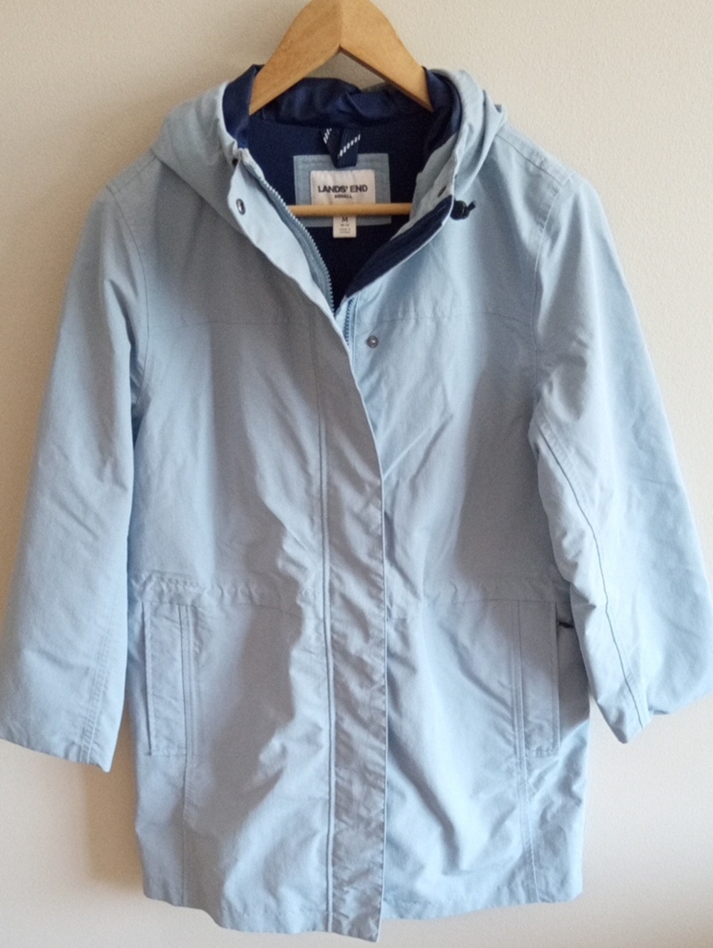Lands' End Squall Hooded Jacket Size Medium